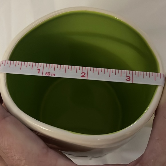 Rae Dunn “bewitched mug”. White in color and green interior. Like new condition - Picture 5 of 6